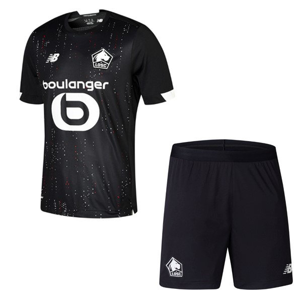 Maillot Football Lille Exterieur Enfant 2020-21 Noir